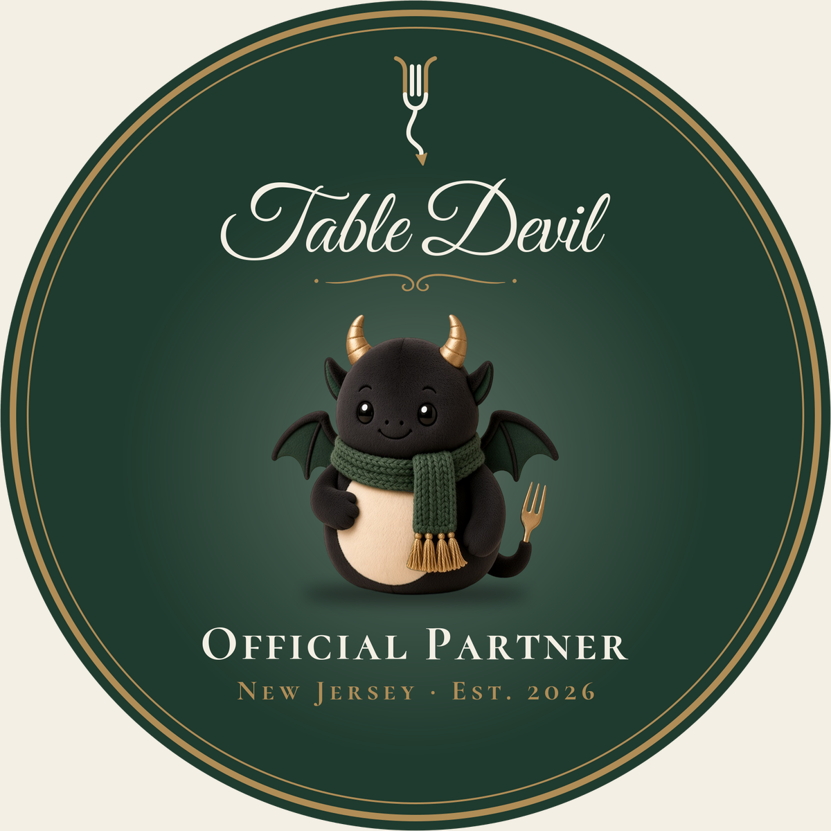Table Devil window decal